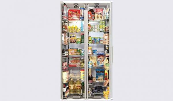 Kitchen accessory double pantry